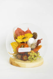 Willow Autumn Glass Dome