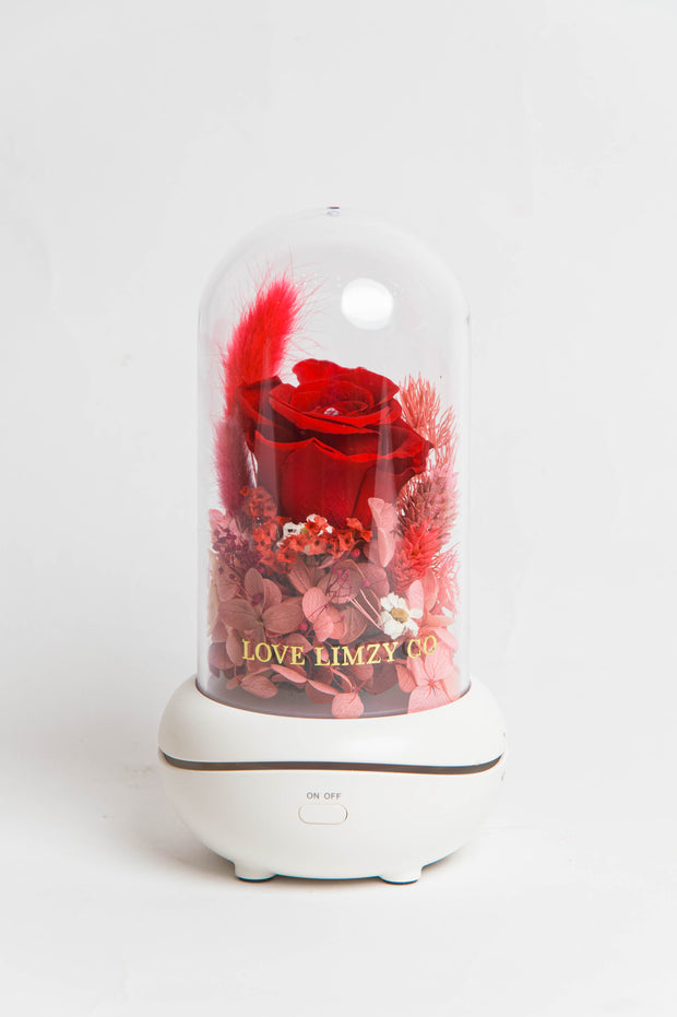 Oasis Garden Non-Mist Aroma Diffuser - Rose Red