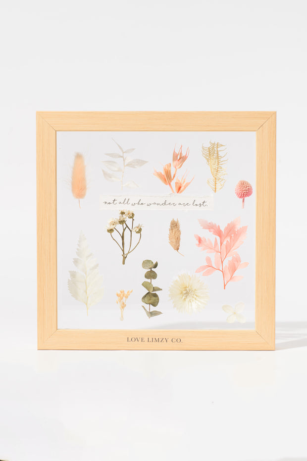 Botanical Garden Quote Frame