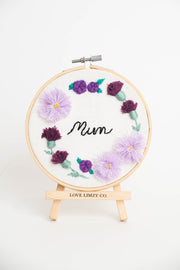 Garden of Hoop Personalised Embroidery