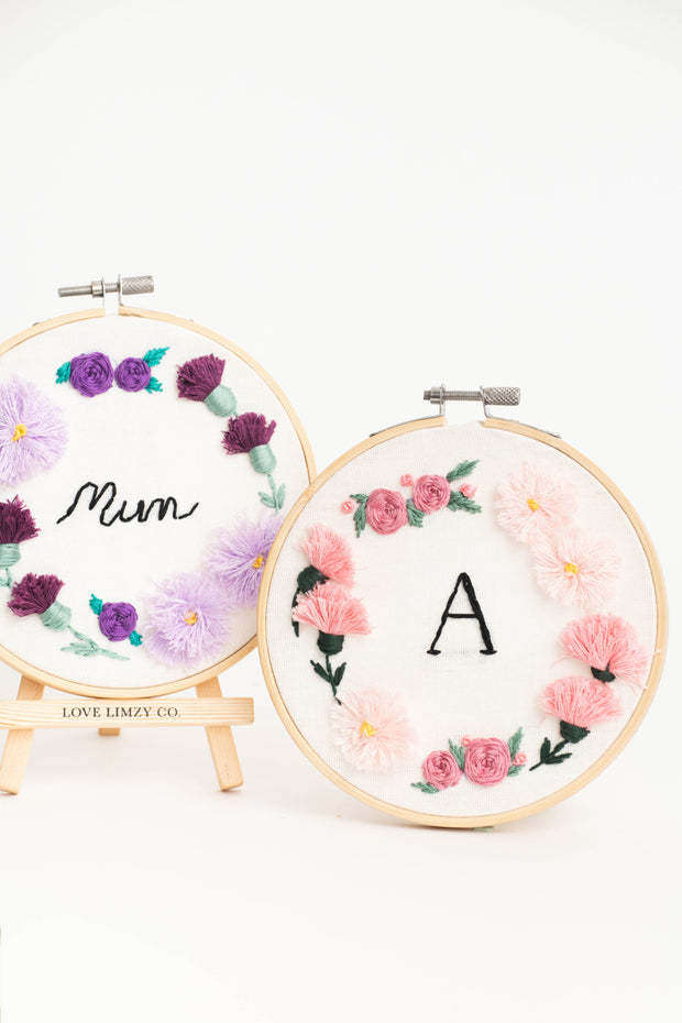 Garden of Hoop Personalised Embroidery