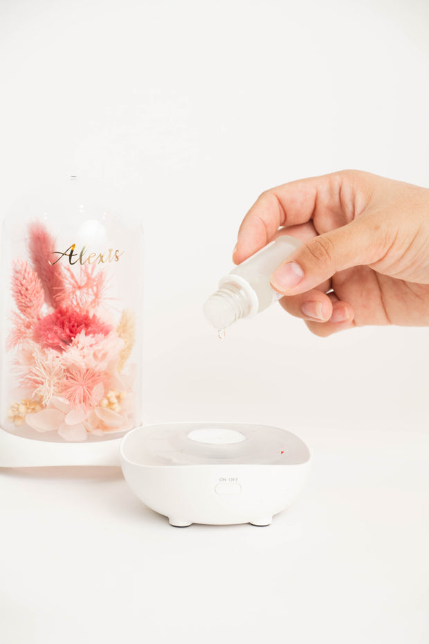 Oasis Garden Non-Mist Aroma Diffuser - Blush Pink