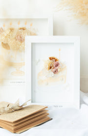 Artprint with Preserved Flowers-Orange Slice Cake-Love Limzy Co.