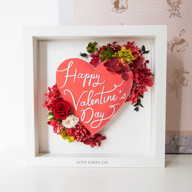 Artprint with Preserved Flowers-Words from My Heart-Love Limzy Co.