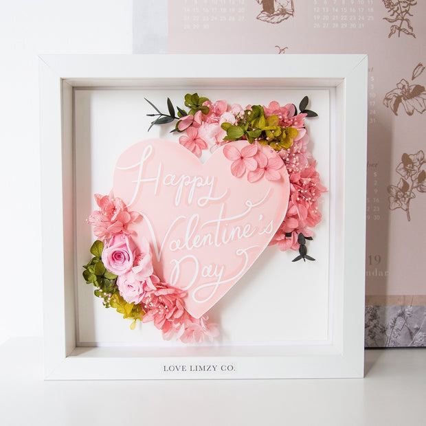 Artprint with Preserved Flowers-Words from My Heart-Love Limzy Co.