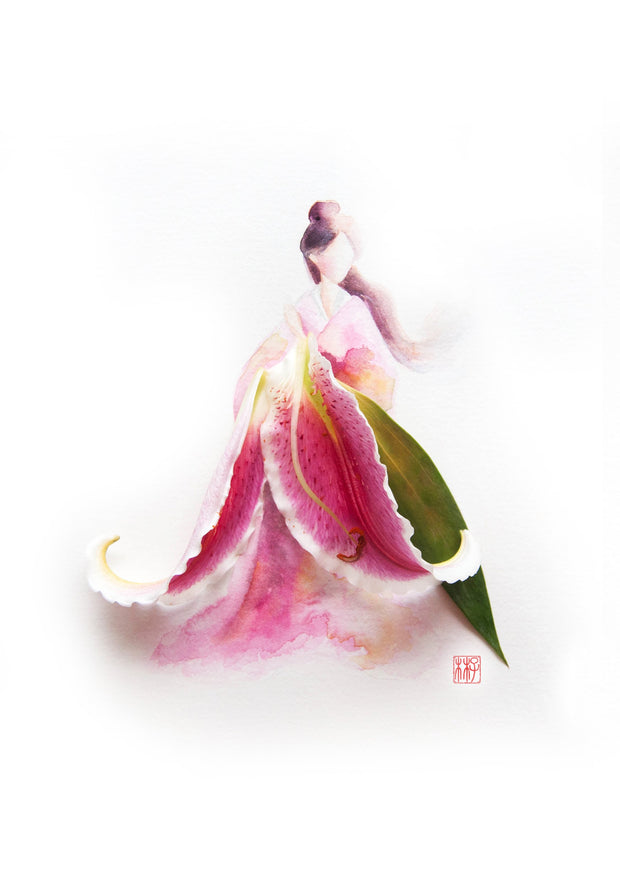 Digital Artprint-Oriental Lily-Love Limzy Co.