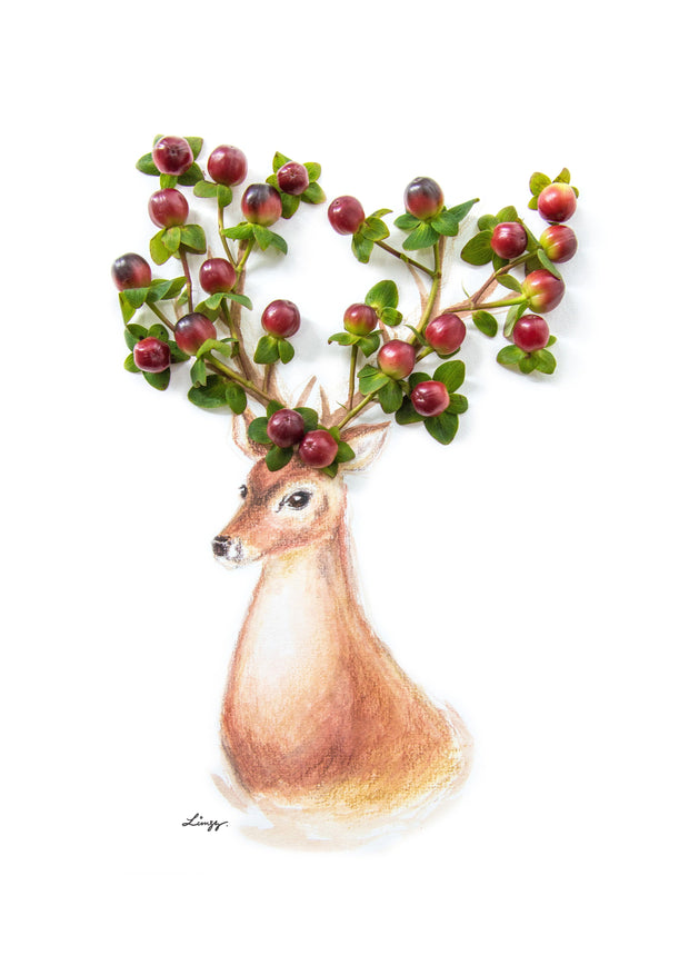 Digital Artprint-Reindeer-Love Limzy Co.